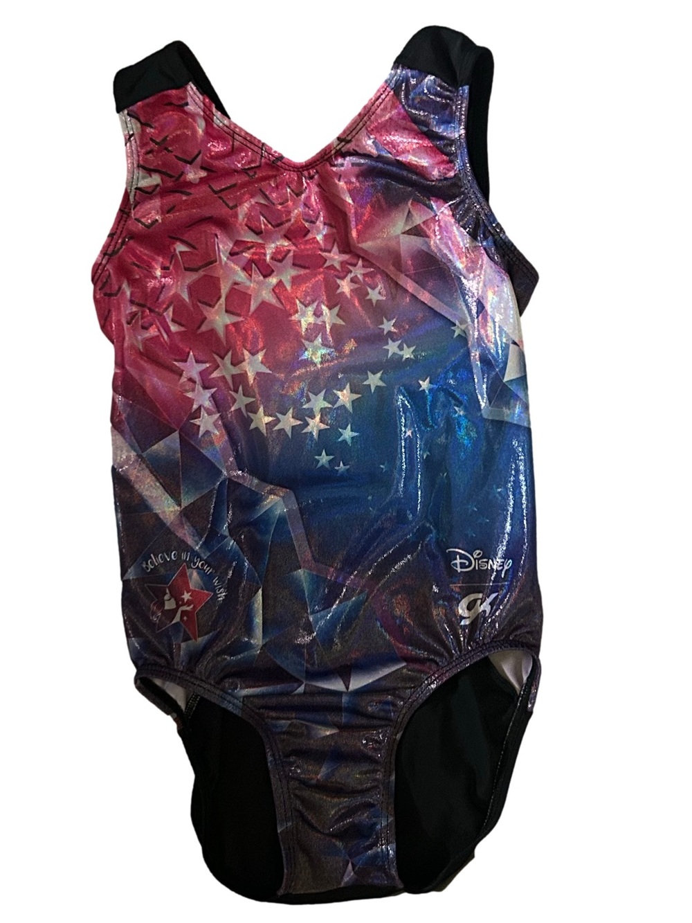 GK Elite, Disney Believe in Your Wish Star Ombre Leotard